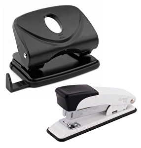 Zszywacz 315A + Dziurkacz 3920 D.Rect Zestaw czarny