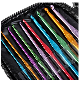 Zestaw szydełek do szydełkowania 50 elementów Etui