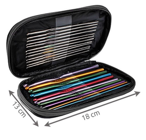 Zestaw szydełek do szydełkowania 50 elementów Etui