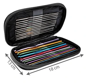 Zestaw szydełek do szydełkowania 50 elementów Etui