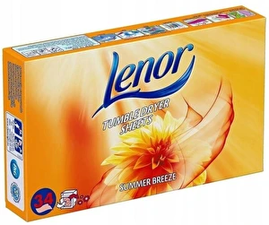 Chusteczki do Suszarki Lenor Summer Breeze 34szt słoneczny zapach