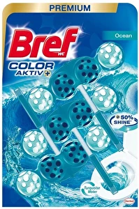 Bref Power Aktiv Color zawieszka kostka do WC Ocean 3x50g