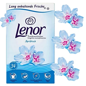 Chusteczki do Suszarki Lenor Aprilfrisch Świeży zapach 34szt
