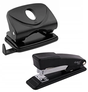 Zszywacz 315A + Dziurkacz 3920 D.Rect Zestaw czarny