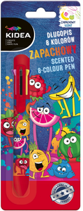 Długopis zapachowy 8 kolorów Kidea D8ZKA