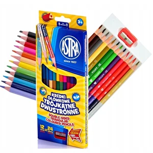 Kredki ołówkowe Astra 12/24 kolory