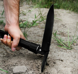 Saperka Składana wojskowa Łopata Survival Kilof Szpadel Czarny