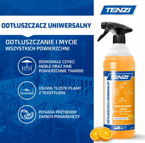 TENZI Odtłuszczacz Uniwersalny Profesjonalny Środek do Usuwania Tłuszczu 1L