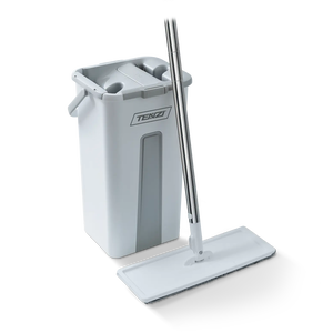 TENZI MOP płaski z wyciskaczem Mop z wiadrem dwukomorowym