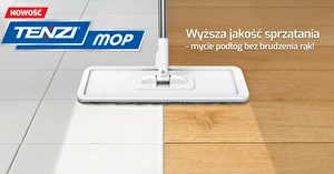 TENZI MOP płaski z wyciskaczem Mop z wiadrem dwukomorowym