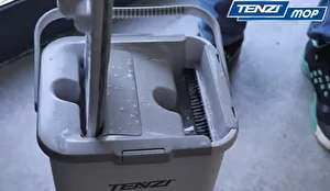 TENZI MOP płaski z wyciskaczem Mop z wiadrem dwukomorowym