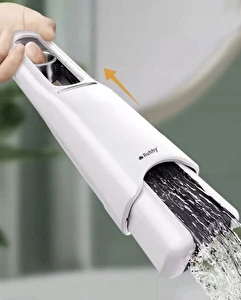 Mop Mini Płaski z Wyciskaczem do Mycia Okien Półek Przenośny + 2 Nakładki