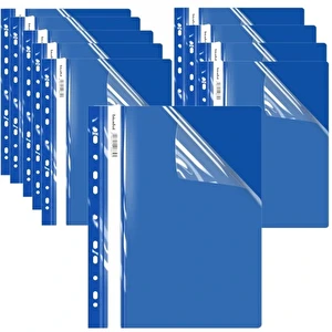 Skoroszyt A4 Twardy wpinany ECOnomy BIURFOL 10szt niebieski