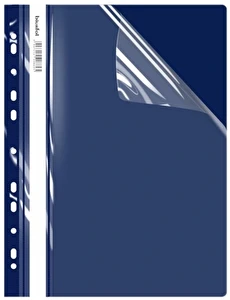 Skoroszyt A4 Twardy wpinany ECOnomy BIURFOL 1szt granatowy