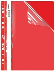 Skoroszyt A4 Twardy wpinany ECOnomy BIURFOL 1szt czerwony