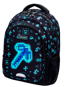 Plecak szkolny 3-kom AstraBag DARK PIXEL AB330
