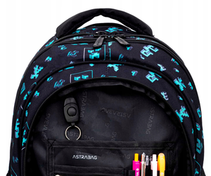 Plecak szkolny 3-kom AstraBag DARK PIXEL AB330