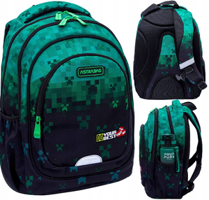 Plecak szkolny 3-kom AstraBag DO YOUR BEST AB330