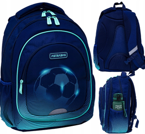 Plecak szkolny 3-kom AstraBag FOOTBALL LIGHT AB330