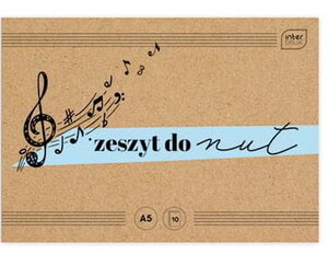 Zeszyty tematyczne ze ściągą A5 60 kartek Interdruk komplet 8szt klasa 4-6