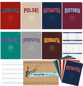 Komplet 8 Zeszytów ze Ściągą A5/60 Klasa 4-6 Interdruk Nowe
