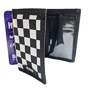Portfel młodzieżowy na rzep BackUP A94 Szachownica