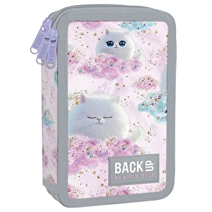 Piórnik rozkładany potrójny z wyposażeniem Back Up EW01 Dream Kotki