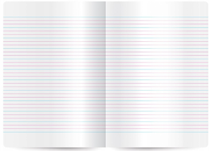 Zeszyt A5 16k linia dwukolorowa okładka laminowana STITCH