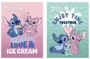 Zeszyt A5 16k kratka okładka laminowana STITCH