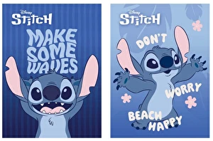 Zeszyt A5 16k kratka okładka laminowana STITCH