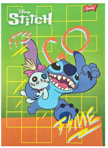 Zeszyt A5 32k linia dwukolorowa okładka laminowana STITCH