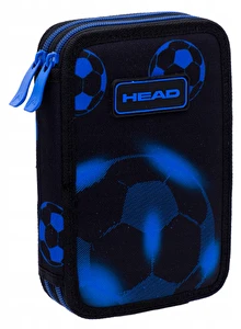 Piórnik rozkładany podwójny bez wyp. HEAD Neon Blue Football AC2