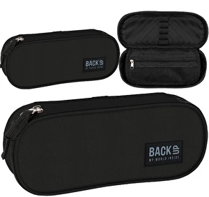 Piórnik saszetka z klapką BackUp 7 A56 Black