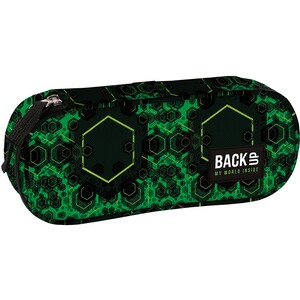 Piórnik saszetka z klapką BackUp 7 A45 Quantum zielony