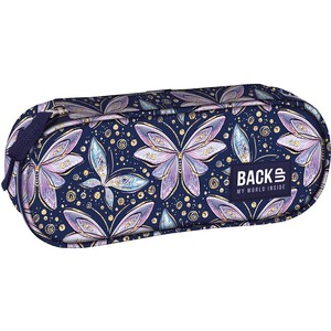 Piórnik saszetka z klapką BackUp 7 A04 Motyle Wróżki