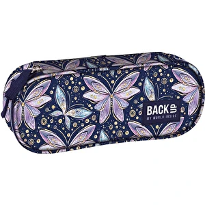 Piórnik saszetka z klapką BackUp 7 A04 Motyle Wróżki