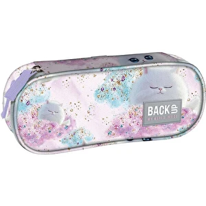Piórnik saszetka z klapką BackUp 7 A01 Dream Kotki