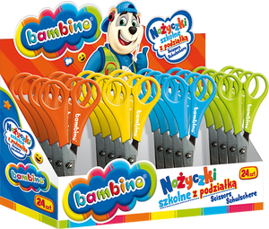 Nożyczki Bambino 14cm z podziałką