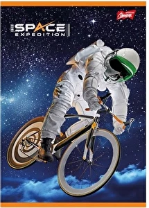 Zeszyt A5 32 kratka Spaceman Majewski