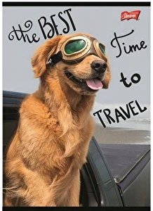 Zeszyt A5 60k w linię mix wzorów Unipap Traveler