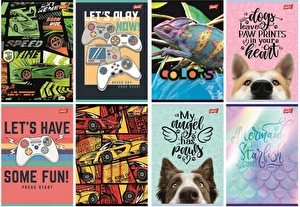 Zeszyt do słówek Notes A6 16k kratka