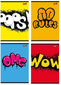 Zeszyt w kratkę A5 60k Street Art