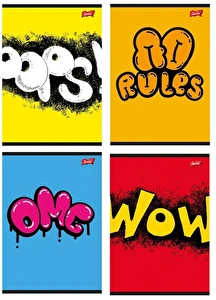 Zeszyt w kratkę A5 60k Street Art