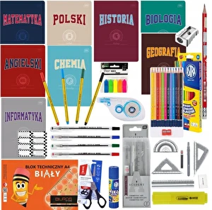 Wyprawka szkolna Klasa 7-8 + Plan lekcji