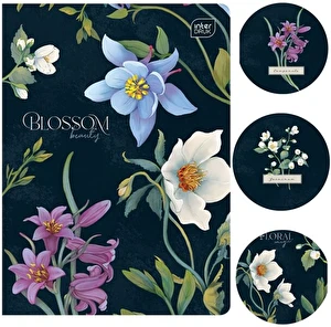 Zeszyt A5 60k w kratkę 70gHybrid Fiori Kwiaty