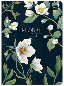 Zeszyt A5 60k w kratkę 70gHybrid Fiori Kwiaty