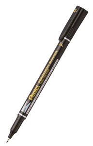 Marker foliopis permanentny NF 450 0.6 mm CD Pentel czarny