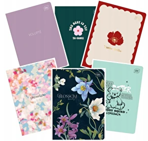 Komplet Zeszytów A5 60k # GIRLS 6szt MIX Różne