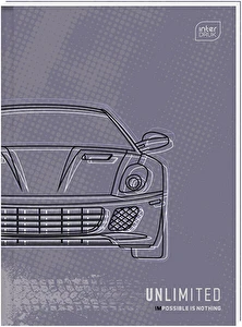 Brulion A4 96k kratka INTERDRUK twarda oprawa MIX