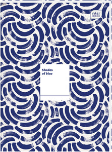 Brulion A4 96k kratka INTERDRUK twarda oprawa MIX